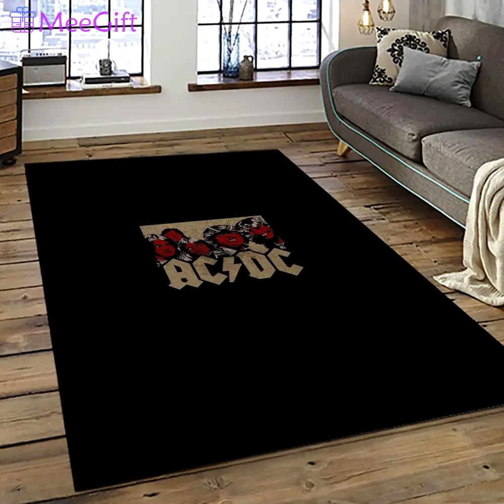 Band ac/dc music carpet rectangle area rug for living room bedroom decor acdc15 Rectangle Rug