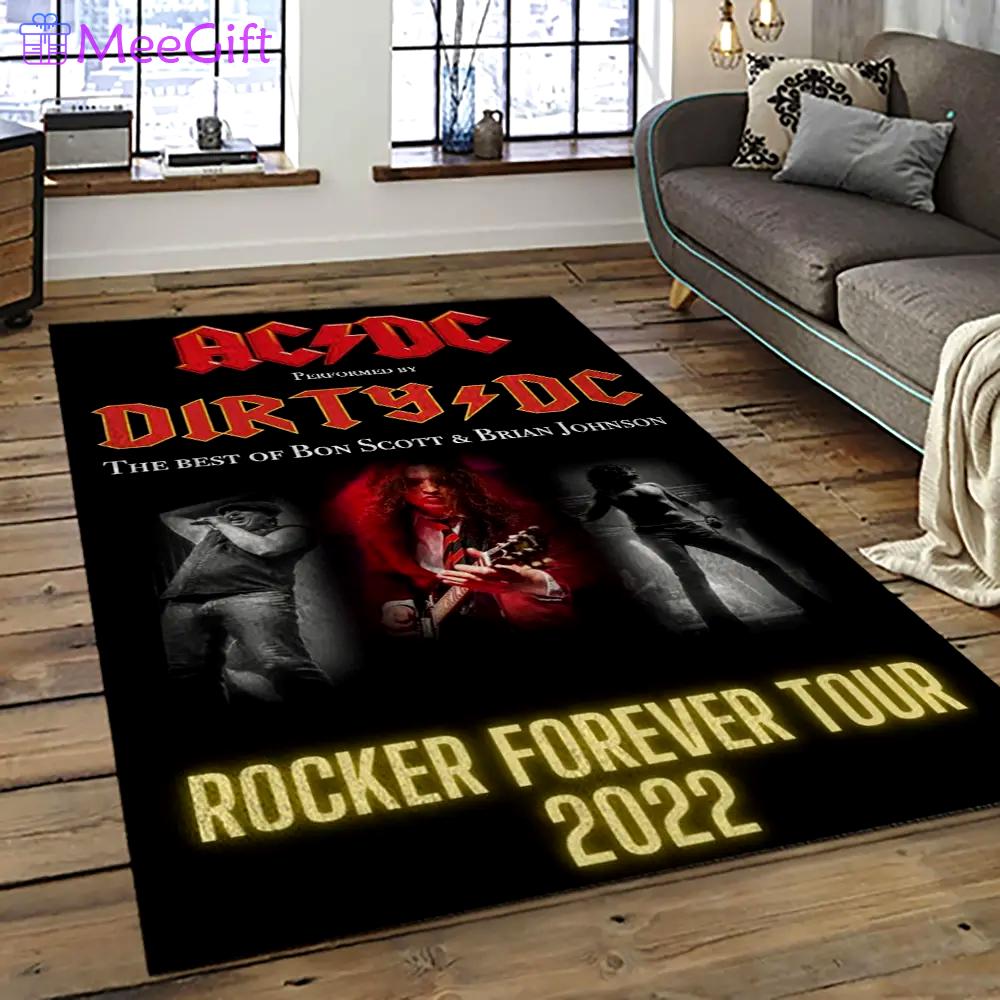 Band ac/dc music carpet rectangle area rug for living room bedroom decor acdc31 Rectangle Rug