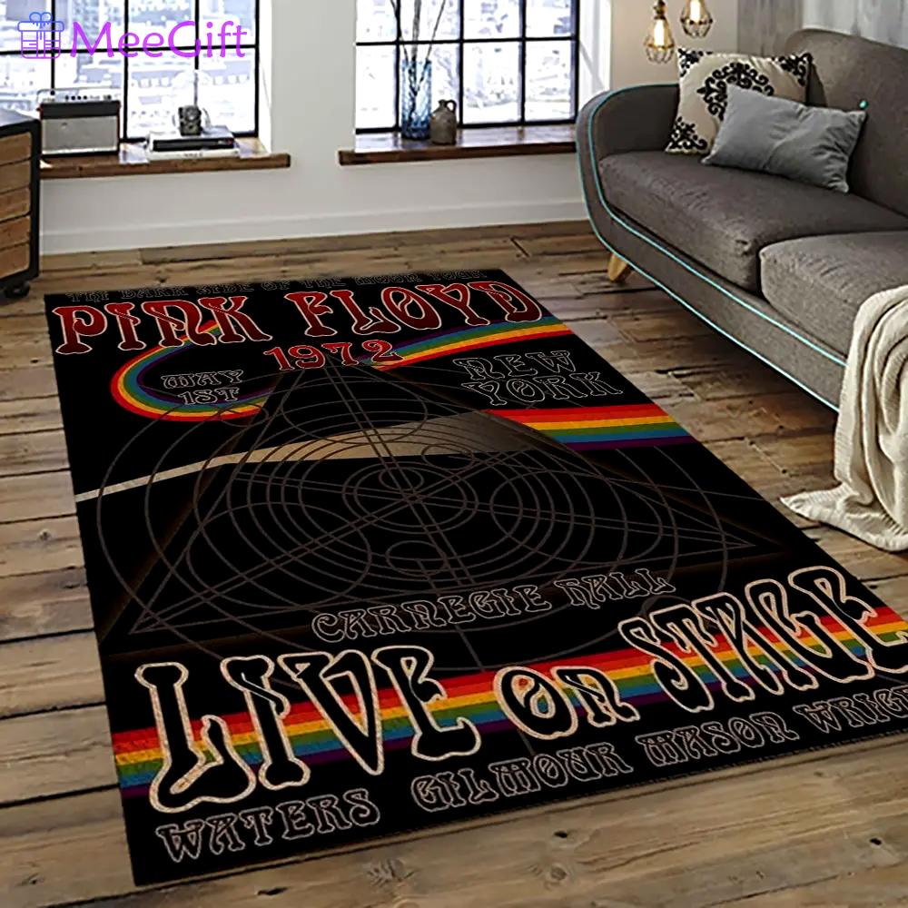 Band pink floyd music carpet rectangle area rug for living room bedroom decor pfo48 Rectangle Rug