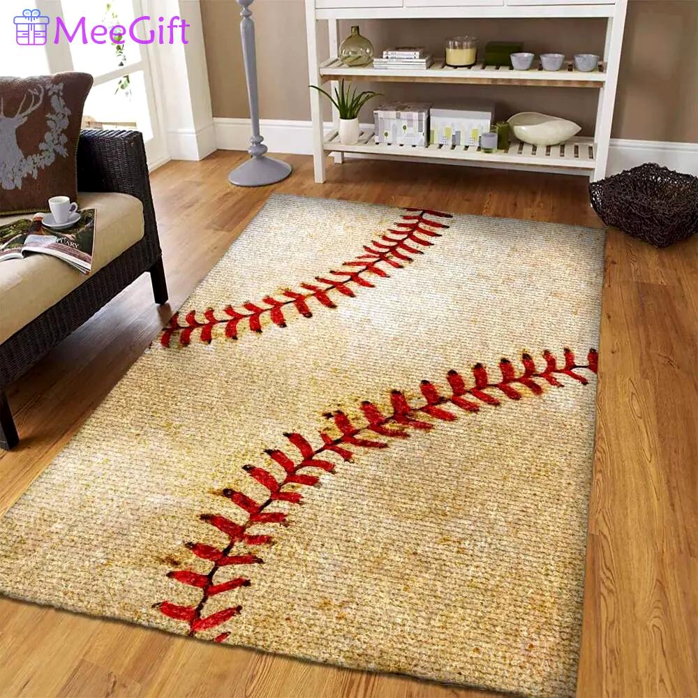 Baseball b210805 rug area rug living room carpet rug regtangle carpet floor decor home decor Rectangle Rug