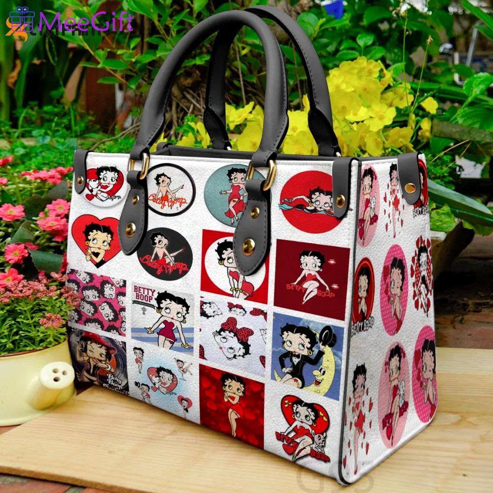 Betty boop 0gg leather bag for women gift 1788 Women Leather Hand Bag