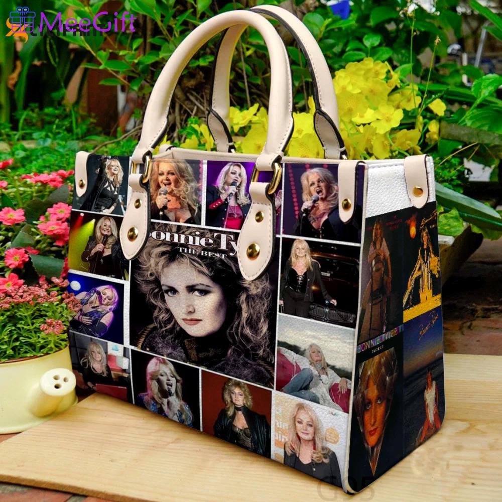 Bonnie tyler 1 leather bag for women gift 1990 Women Leather Hand Bag
