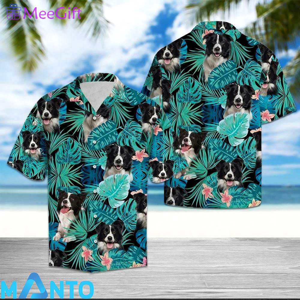 Border collie hawaiian shirt Hawaii Shirt Shorts & Flip Flops