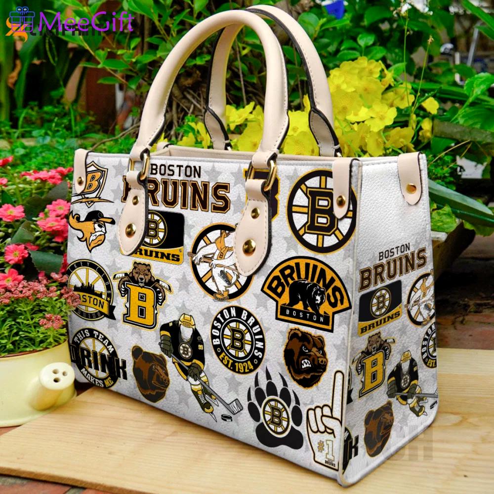 Boston bruins leather bag for women gift 764 Women Leather Hand Bag