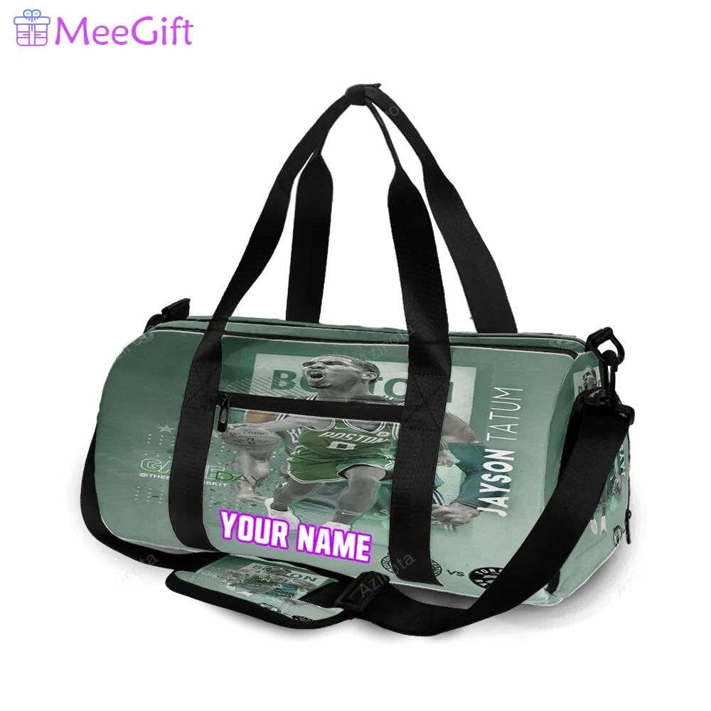 Boston celtics jayson tatum came day personalized name travel bag gym bag 691 Travel Bag