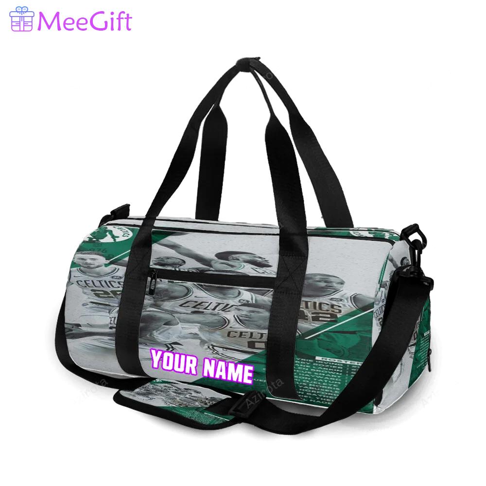Boston celtics players2 personalized name travel bag gym bag 864 Travel Bag