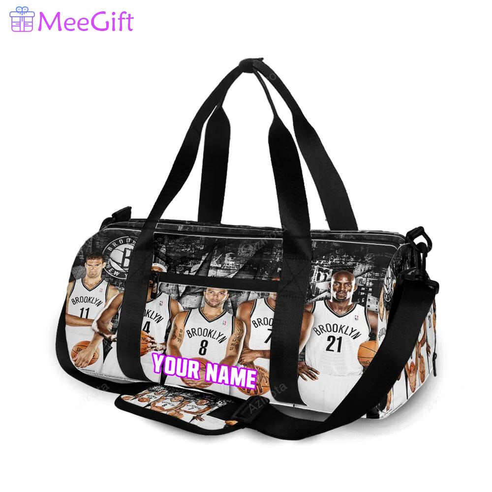 Brooklyn nets all players5 personalized name travel bag gym bag 62 Travel Bag