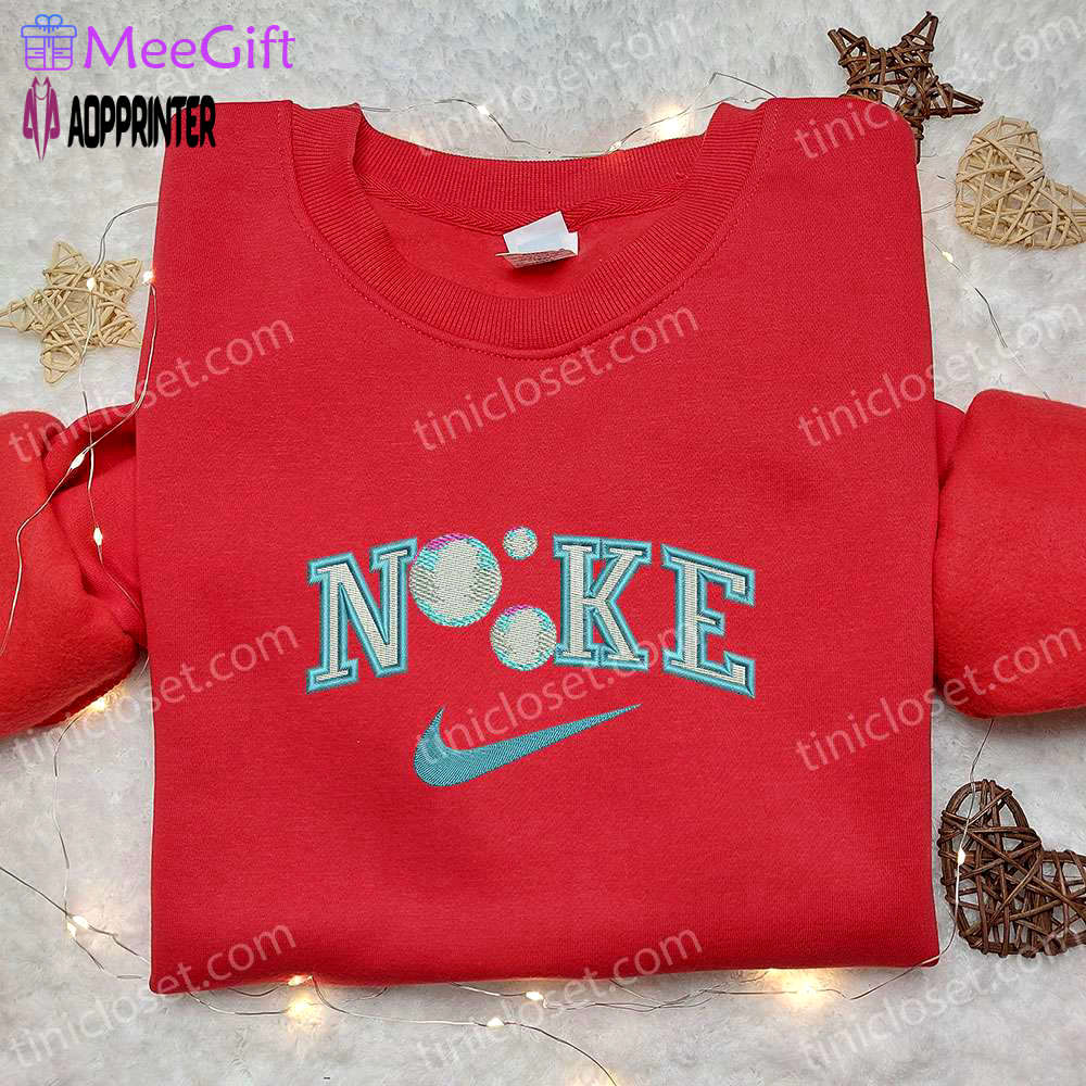 Bubbles emoji x nike embroidered shirt – unique nike inspired gift perfect birthday idea Embroidered Shirt