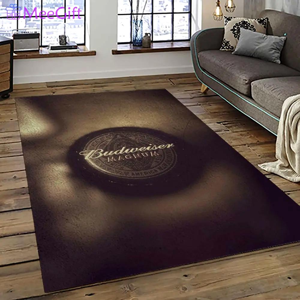 Budweiser american style beer retangle carpet area rug home decor gift best present for friends bw5 Rectangle Rug