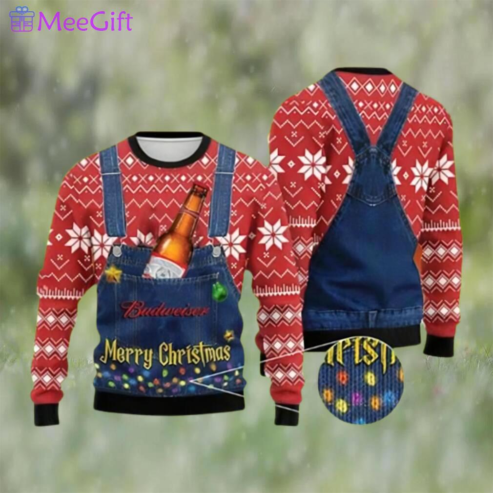 Budweises ugly christmas ugly sweater gift for christmas Christmas Ugly Sweater