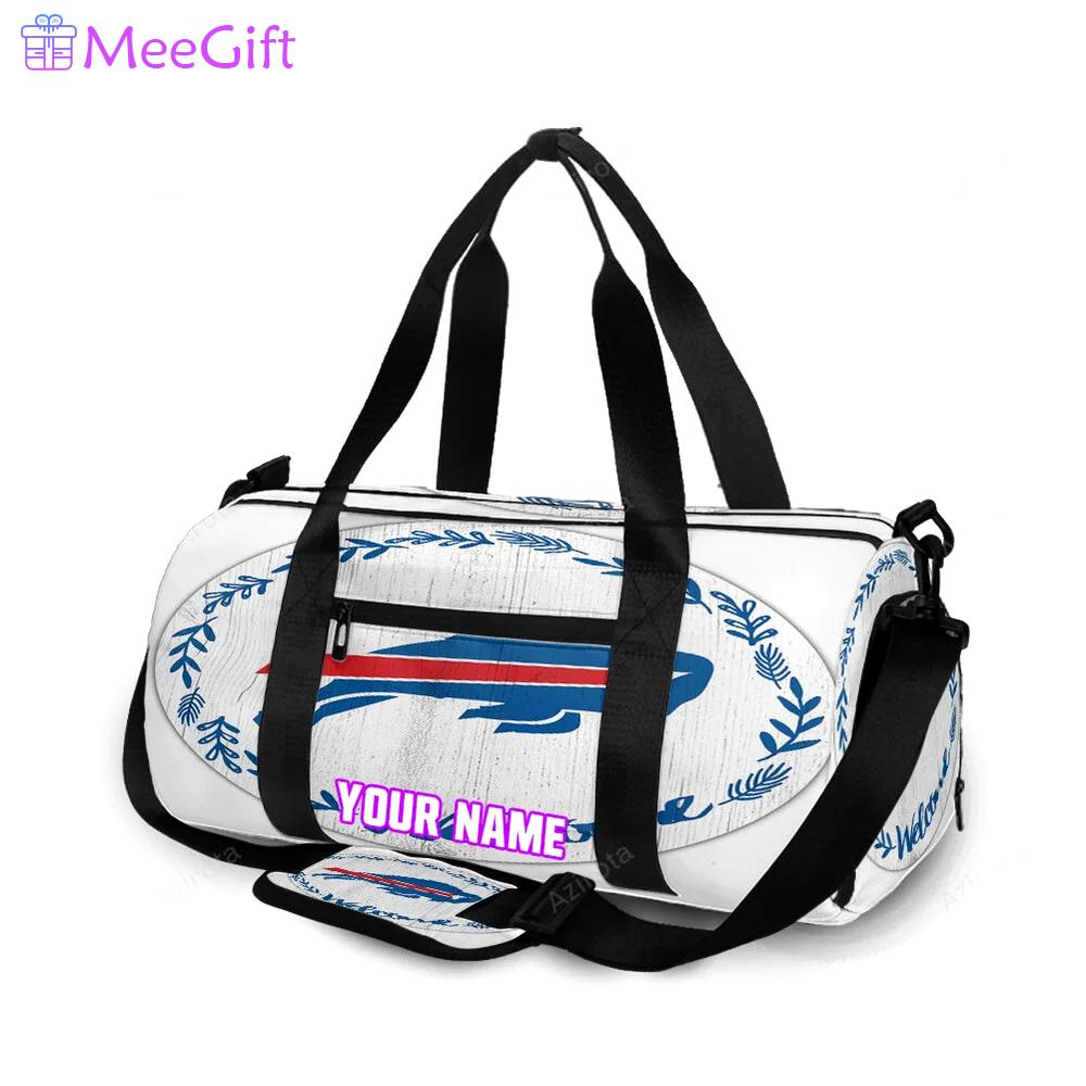 Buffalo bills logo v11 personalized name travel bag gym bag 1532 Travel Bag