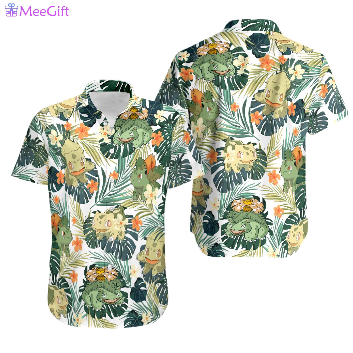 Bulbasaur   hawaiian shirt Hawaii Shirt Shorts & Flip Flops