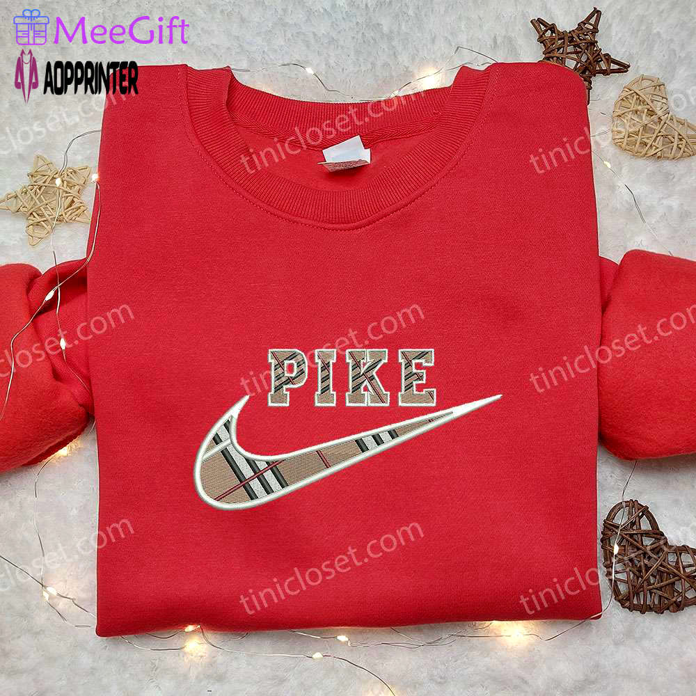 Burberry pike x nike embroidered sweatshirt: brand & nike inspired shirt Embroidered Shirt