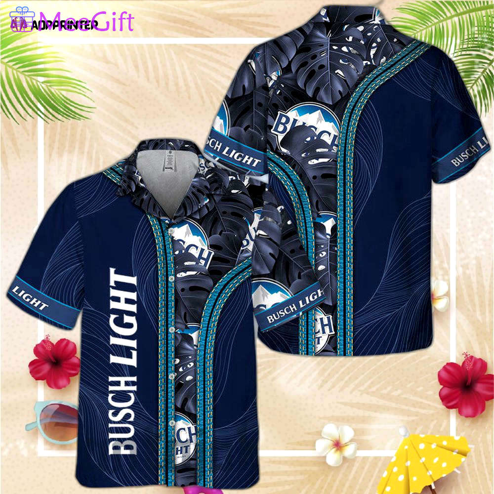 Busch light tropical monstera hawaiian shirt for men and women Hawaii Shirt