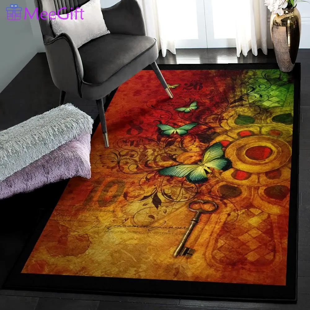Butterfly large living room rugs, butterfly rug Rectangle Rug