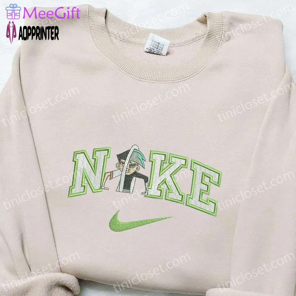 Cartoon embroidered sweatshirt: danny phantom x nike the fairly oddparents nike inspired shirt Embroidered Shirt