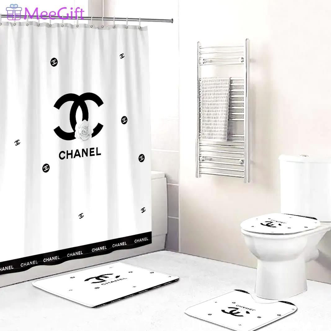 Chanel hypebeast home decor bath mat luxury fashion brand bathroom sets Bathroom Set