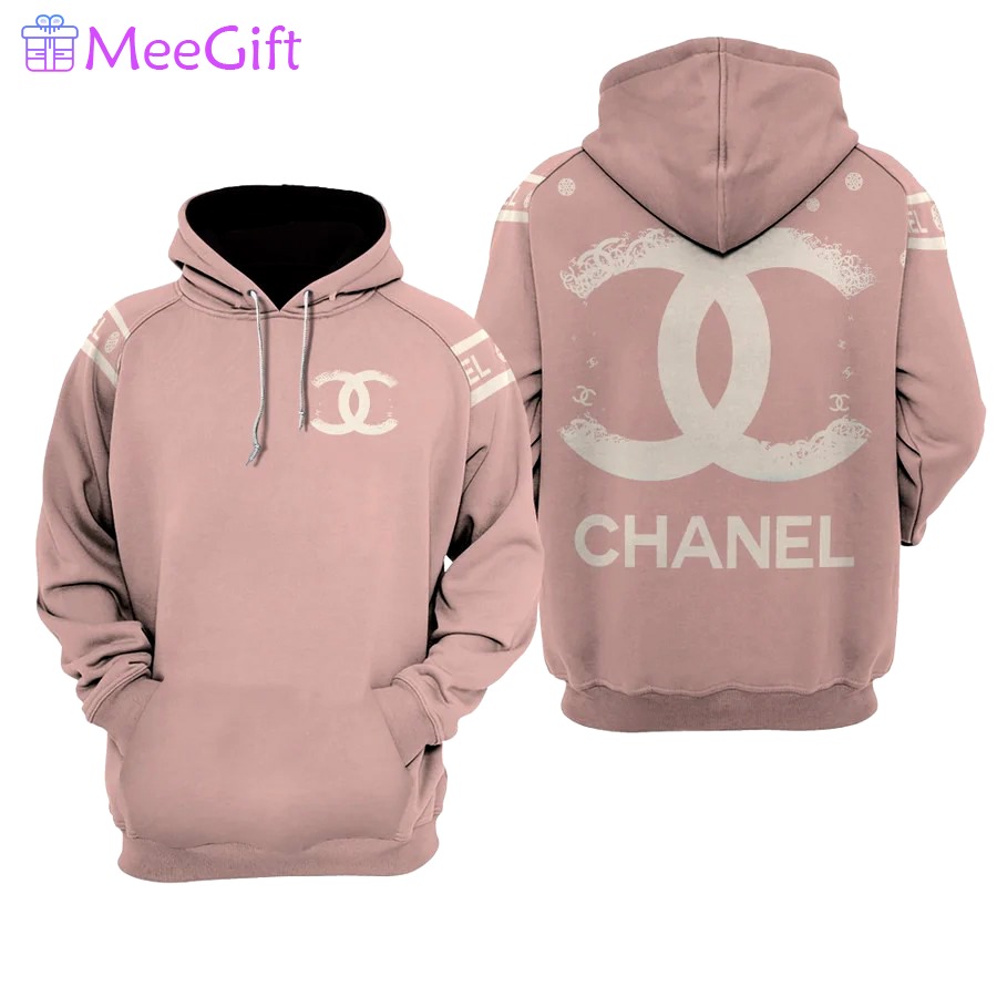 Chanel pastel unisex hoodie foren womenuxury brand clothing clothes outfit 375 hdlux Zipper Hoodie 3D