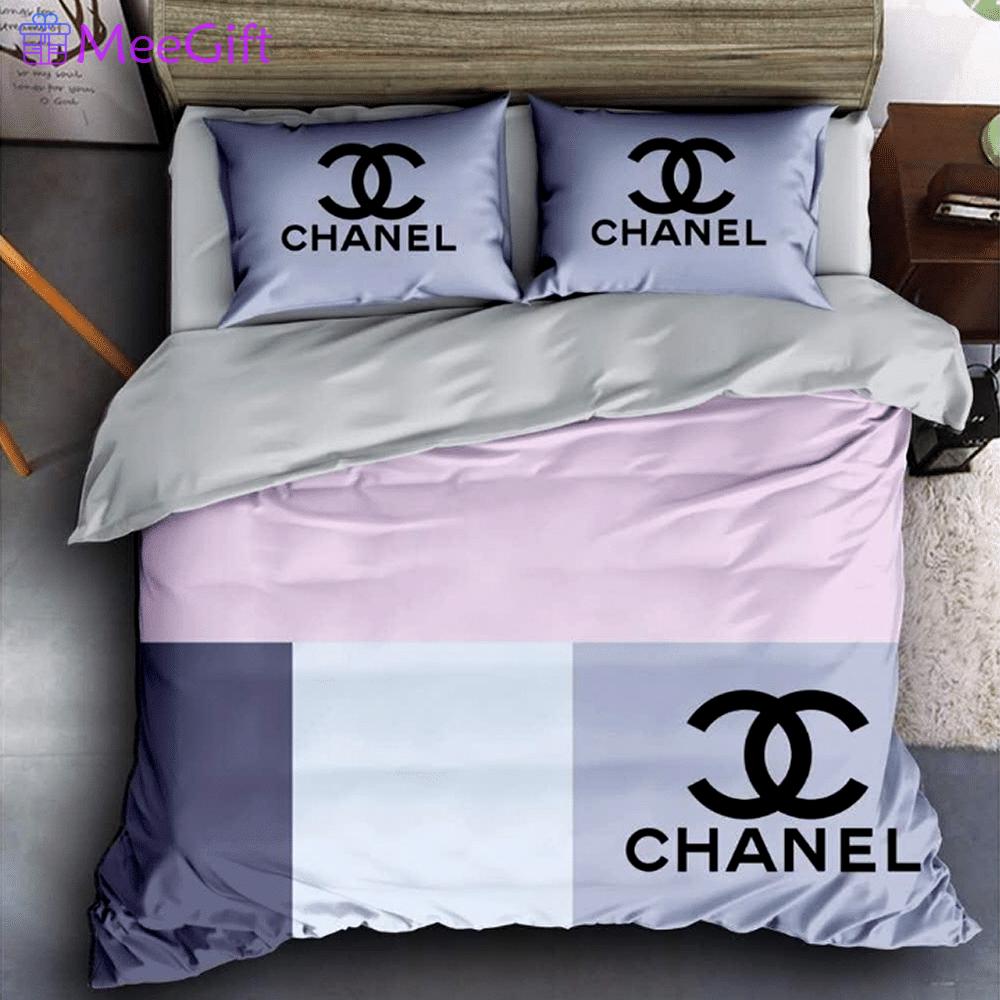 Chanel premium fashion logo luxury brand bedding sets,bed sets, bedroom sets, comforter sets, duvet cover, bedspread Bedding Sets