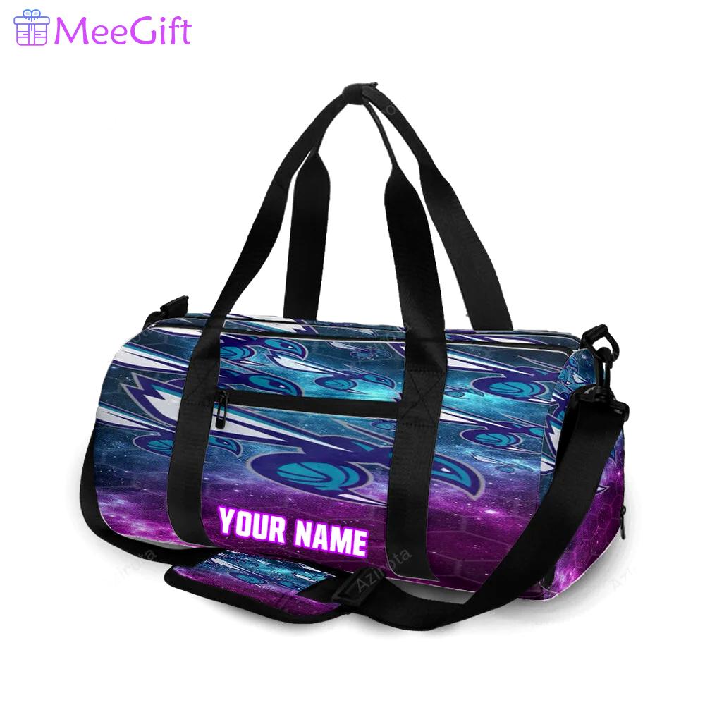 Charlotte hornets hive galaxy personalized name travel bag gym bag 1812 Travel Bag