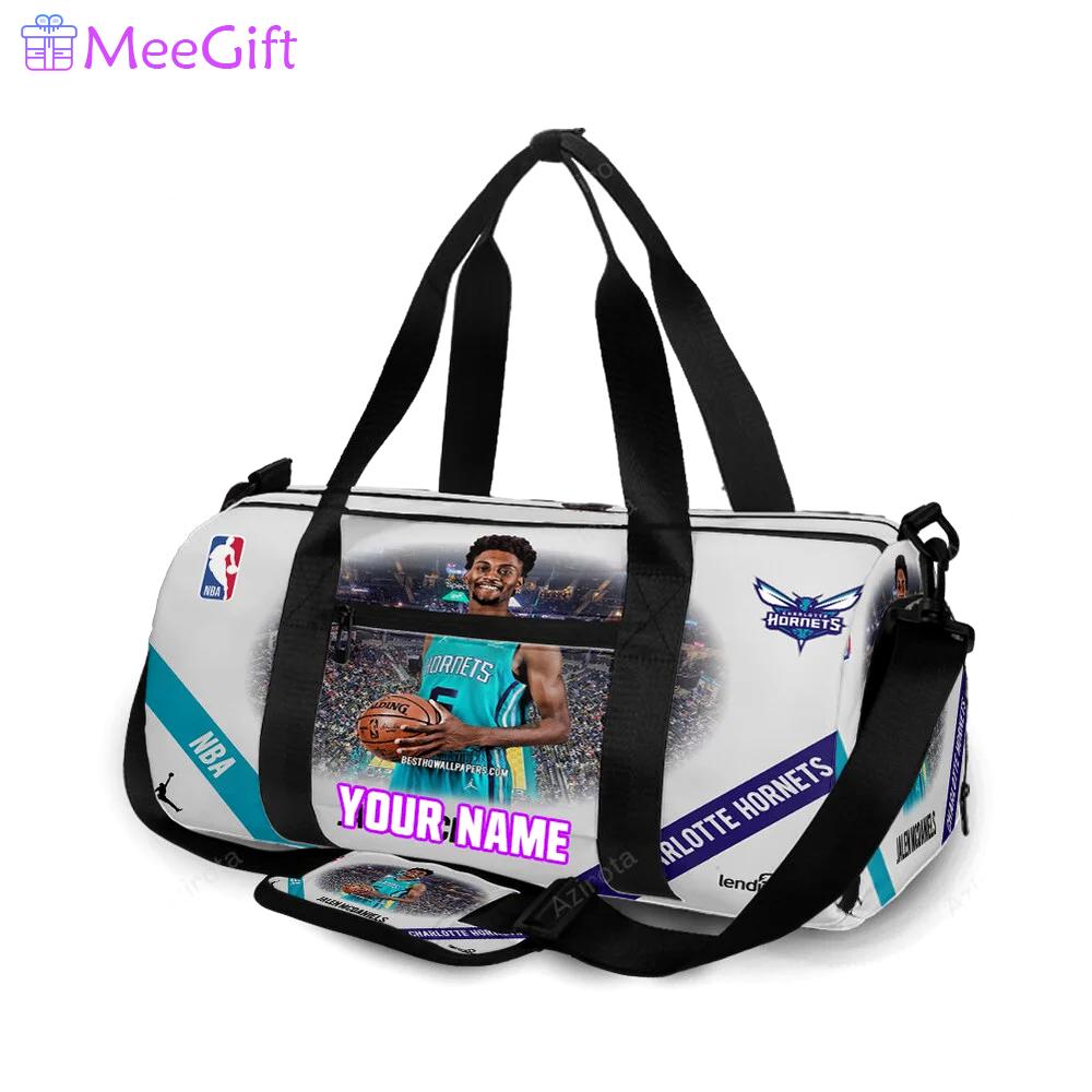 Charlotte hornets jalen mcdaniels1 personalized name travel bag gym bag 423 Travel Bag