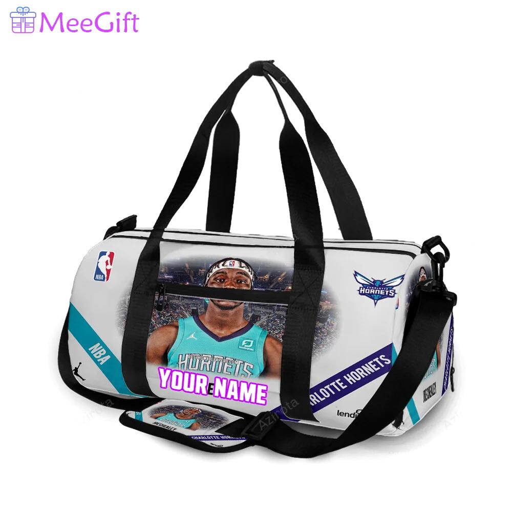 Charlotte hornets joe chealey1 personalized name travel bag gym bag 746 Travel Bag