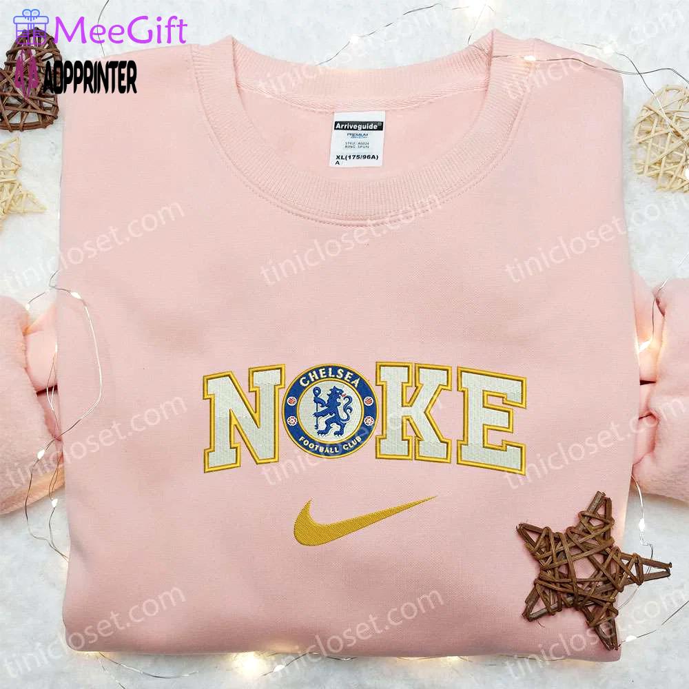 Chelsea x nike embroidered sweatshirt: football club & nike inspired shirt Embroidered Shirt