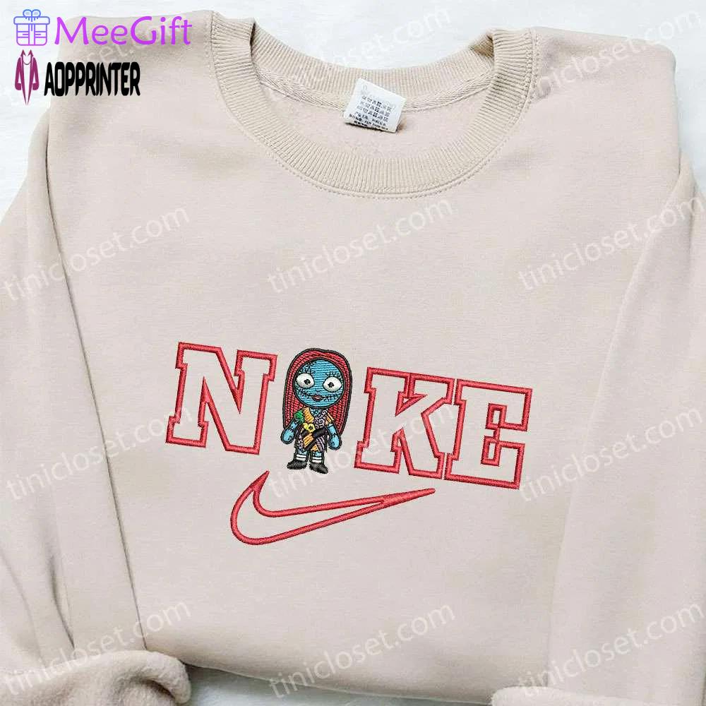 Chibi sally x nike movie embroidered sweatshirt horror & halloween hoodie Embroidered Shirt
