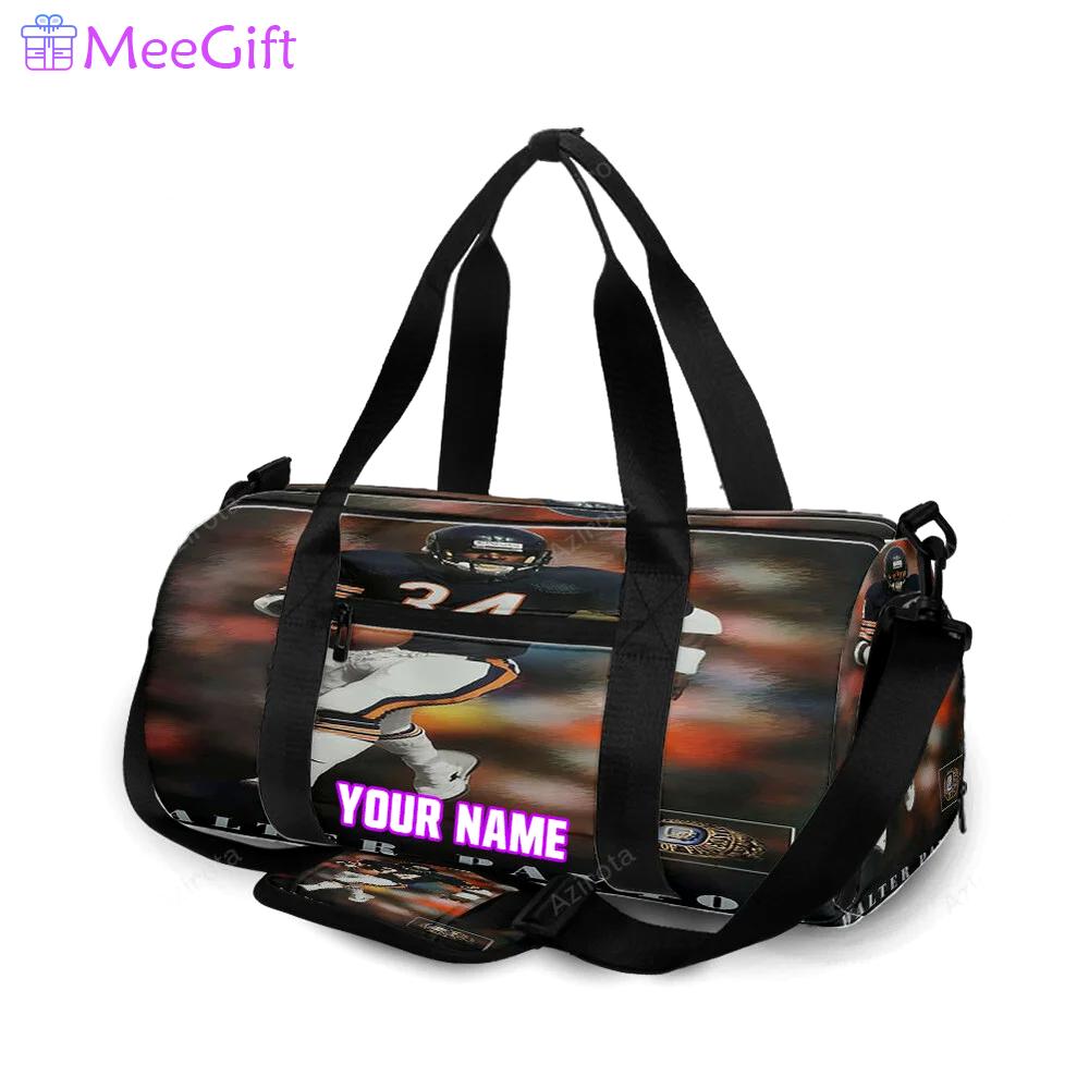 Chicago bears walter payton1 personalized name travel bag gym bag 1949 Travel Bag
