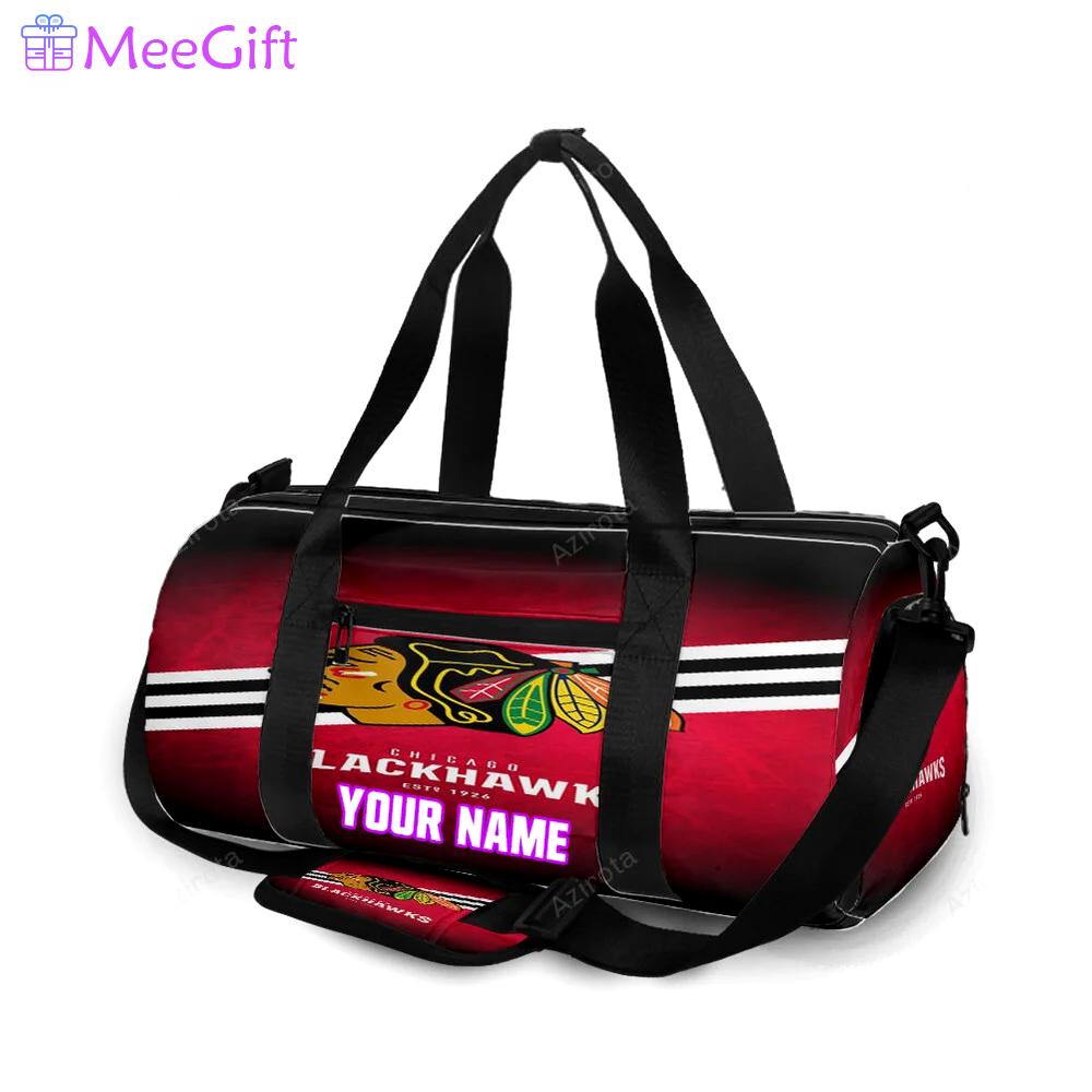Chicago blackhawks est 1926 personalized name travel bag gym bag 2016 Travel Bag