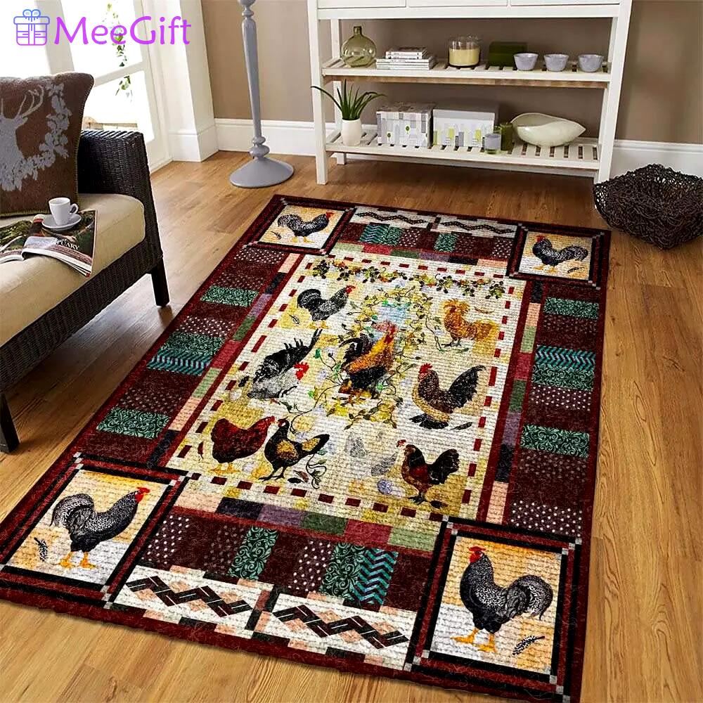 Chicken dhccna1109 rug living room rug home decor Rectangle Rug