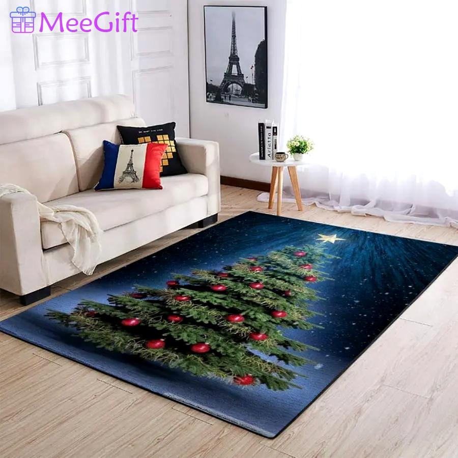 Christmas tree area rug living room rug home decor 1909271 floor decor Rectangle Rug