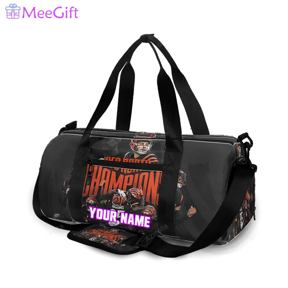 Cincinnati bengals team v7 personalized name travel bag gym bag 1408 Travel Bag
