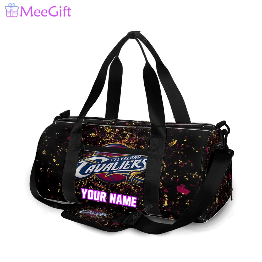 Cleveland cavaliers logo5 personalized name travel bag gym bag 2161 Travel Bag