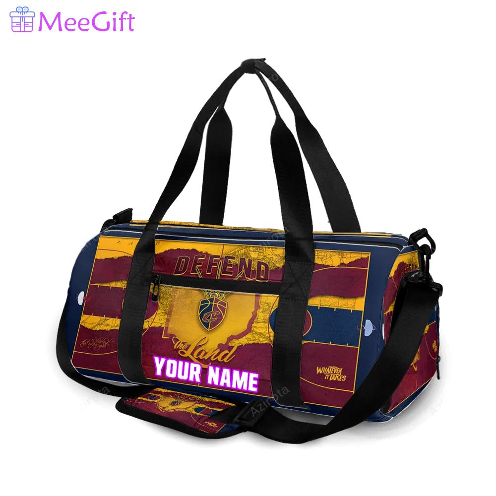 Cleveland cavaliers station personalized name travel bag gym bag 246 Travel Bag