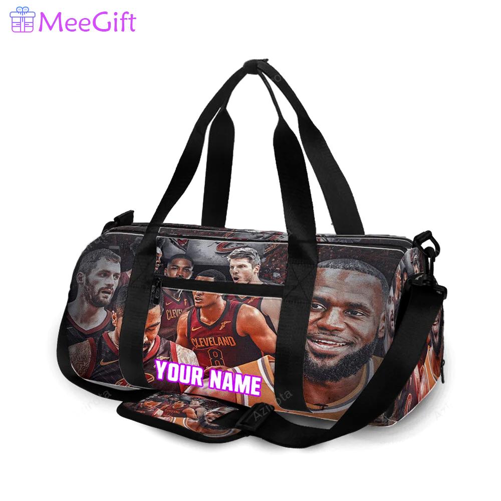 Cleveland cavaliers team2 personalized name travel bag gym bag 211 Travel Bag