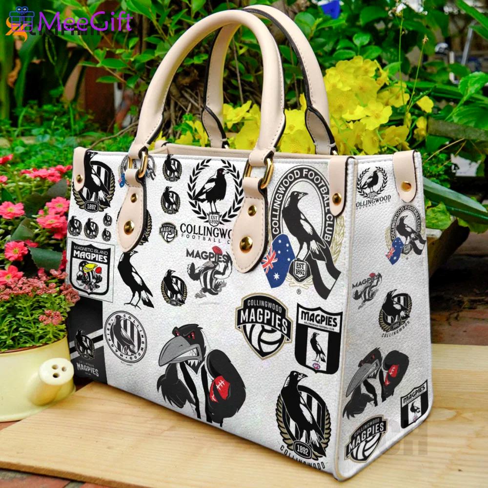 Collingwood magpies leather bag for women gift 848 Women Leather Hand Bag