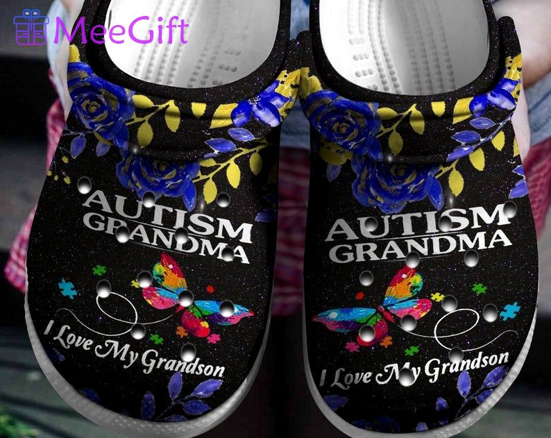 Crocs outfit - autism awareness crocs autism grandma i love my grandson crocband clog shoes for men women - 56 Crocs Outfit