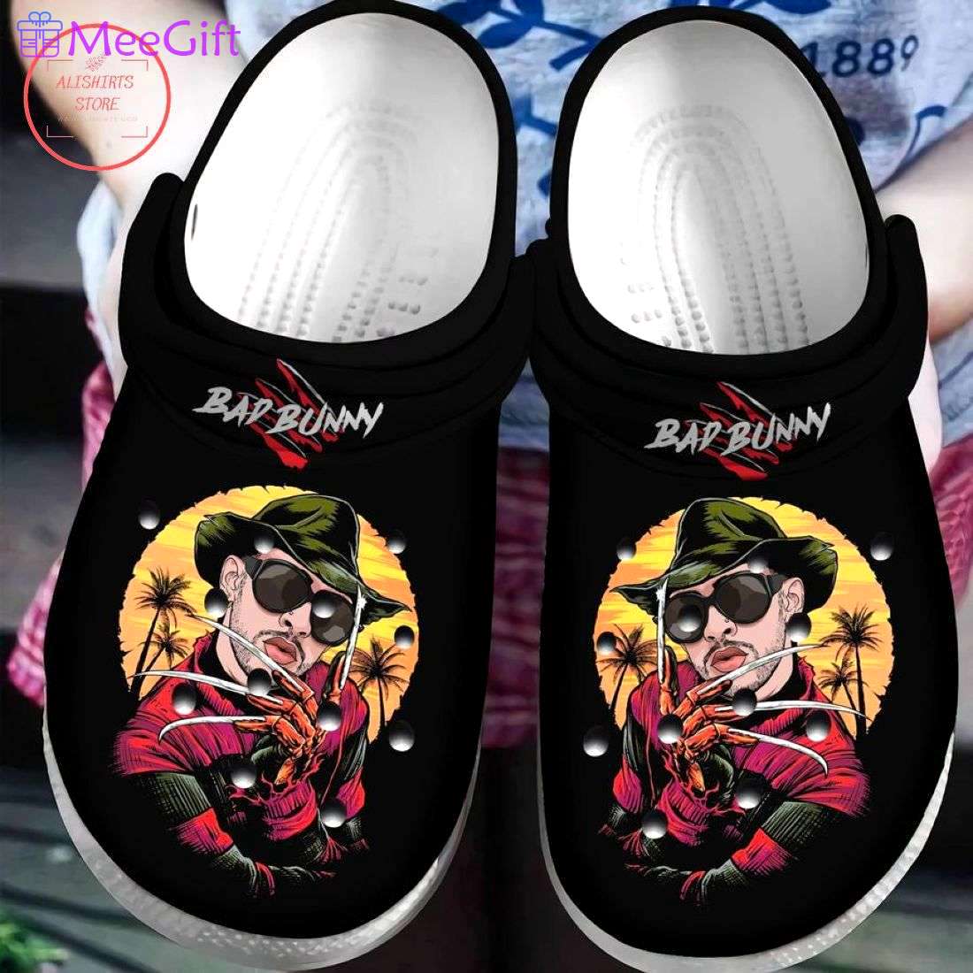 Crocs outfit - bad bunny freddy krueger sunset halloween crocs crocband clogs shoes - 165 Crocs Outfit