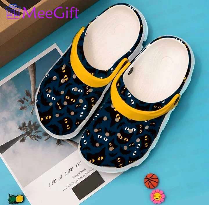 Crocs outfit - black cats and bats crocs crocband clogs shoes for halloween - 237 Crocs Outfit