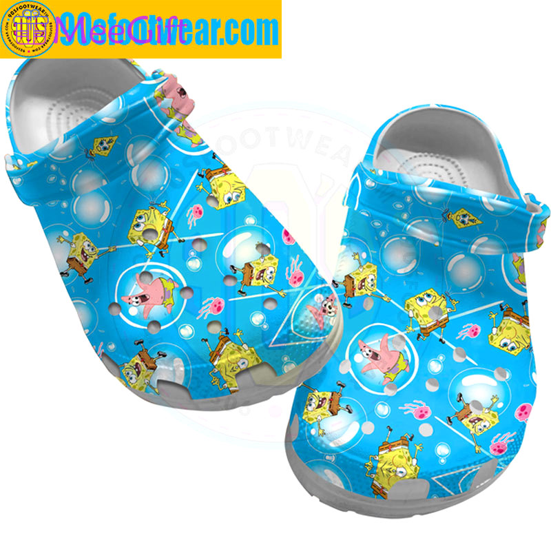 Crocs outfit - blue spongebob and patrick crocs – spongebob squarepants clogs - 261 Crocs Outfit