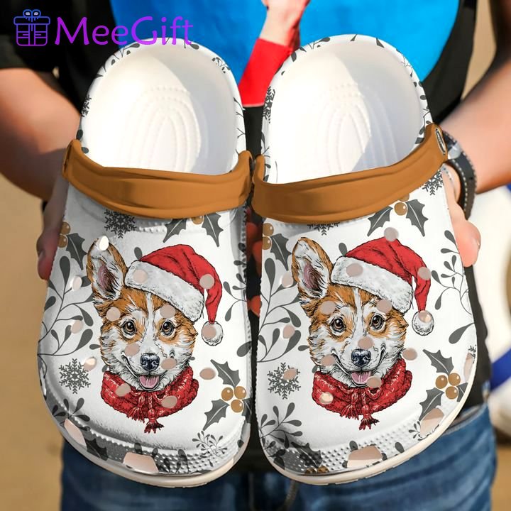 Crocs outfit - corgi xmas christmas pattern crocs crocband clog shoes for men women - 413 Crocs Outfit
