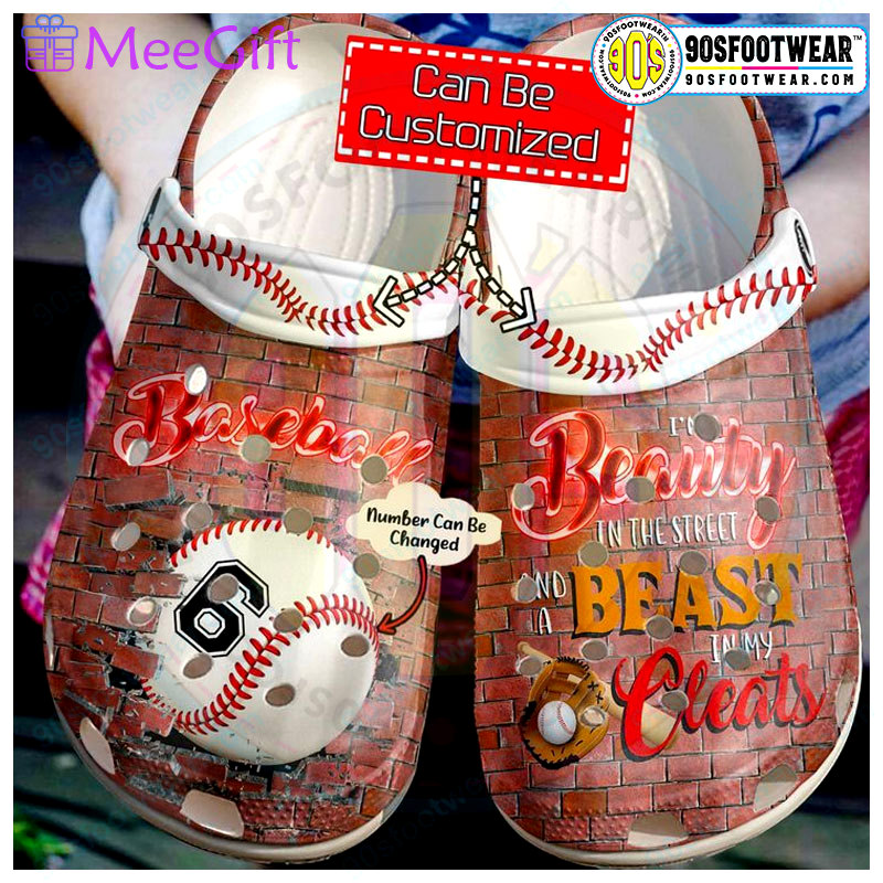 Crocs outfit - customize jersey numbers i’m beauty in the street personalized baseball crocs - 508 Crocs Outfit
