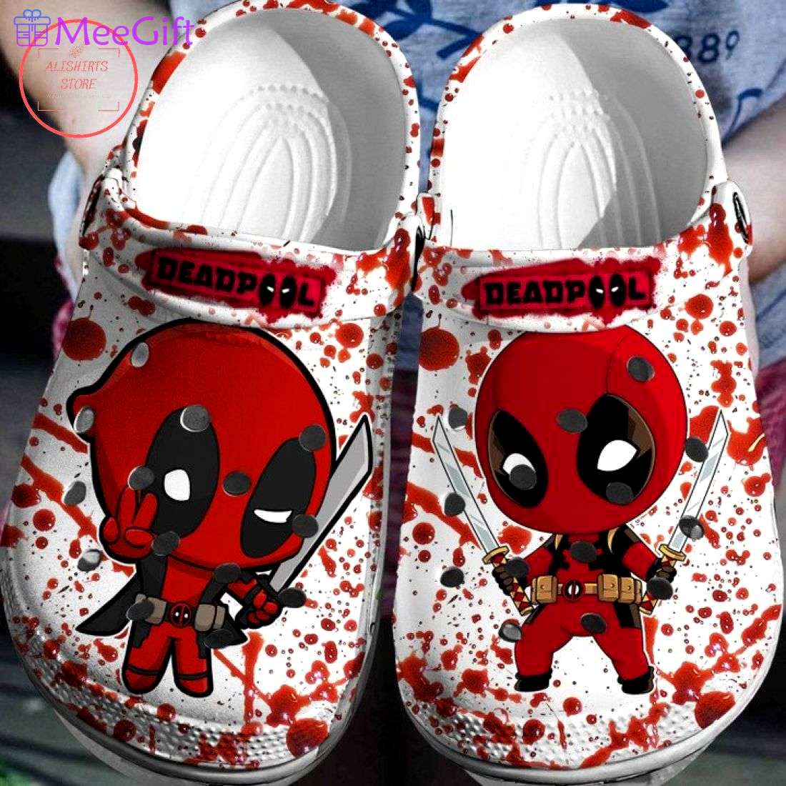 Crocs outfit - deadpool marvel superhero crocs clogs crocband shoes - 553 Crocs Outfit