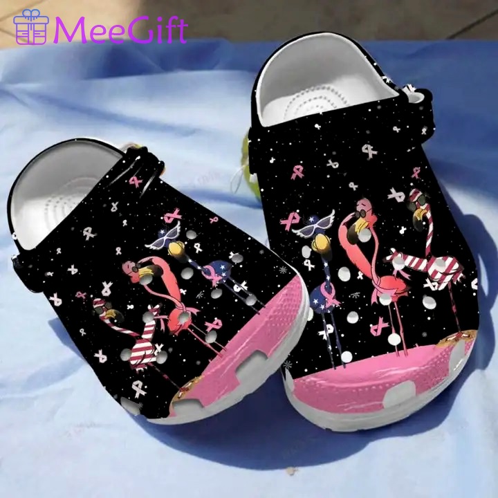Crocs outfit - flamingo awareness breast cancer shoes christmas snow black crocs clogs crocband shoes - 717 Crocs Outfit