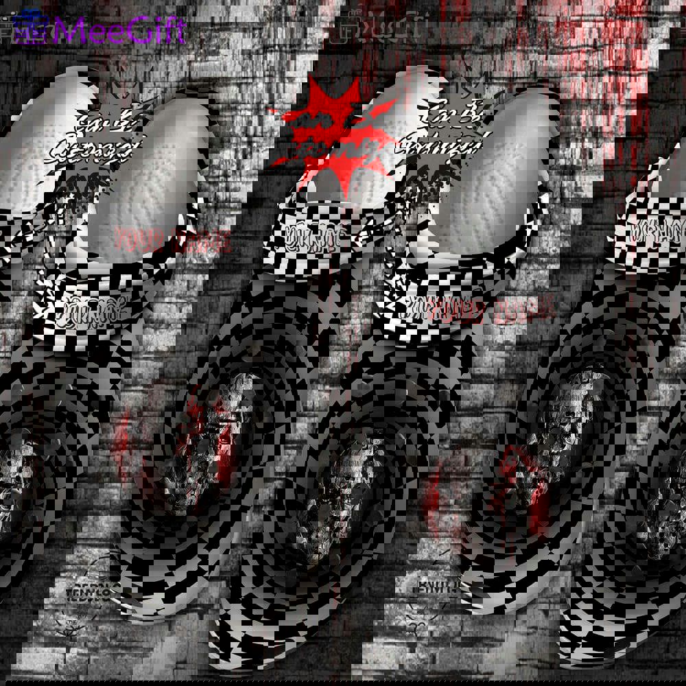 Crocs outfit - halloween crocs personalized halloween scary jason voorhees checkered tunnel clogs crocband shoes - 914 Crocs Outfit