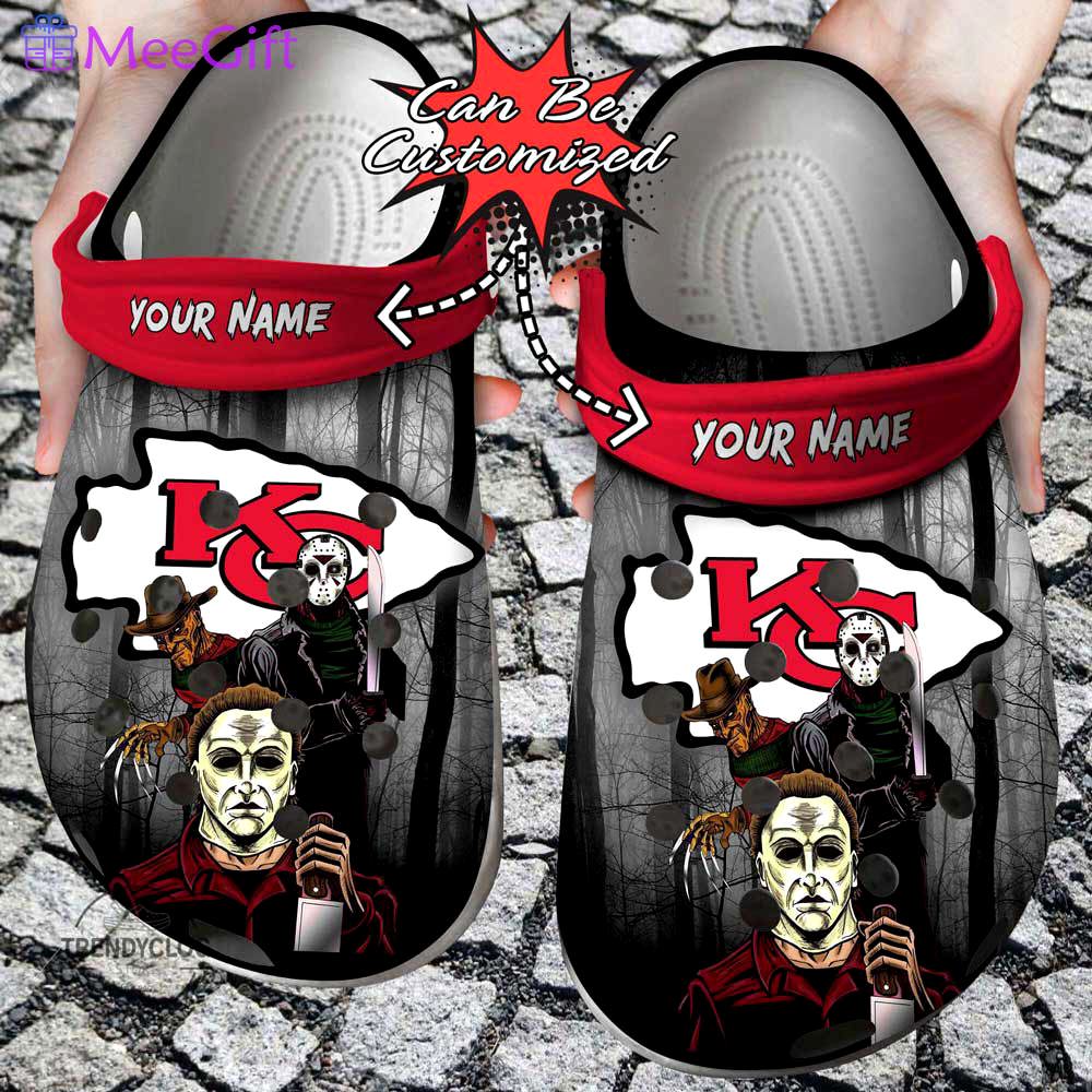 Crocs outfit - halloween crocs personalized kansas city chiefs horror movie clogs crocband shoes - 954 Crocs Outfit