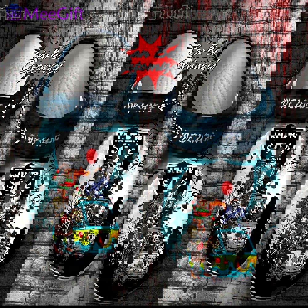 Crocs outfit - halloween crocs personalized las vegas raiders horror friends van with clown retro scary movie villains clogs crocband shoes - 958 Crocs Outfit