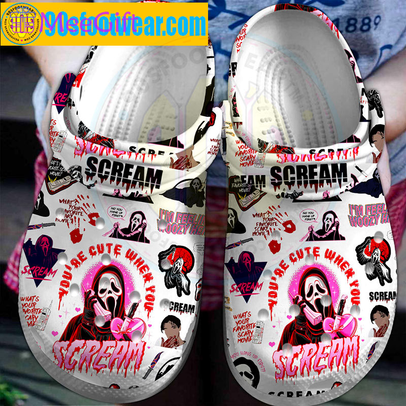 Crocs outfit - halloween movie crocs cute scream movie pattern classic clogs - 1075 Crocs Outfit