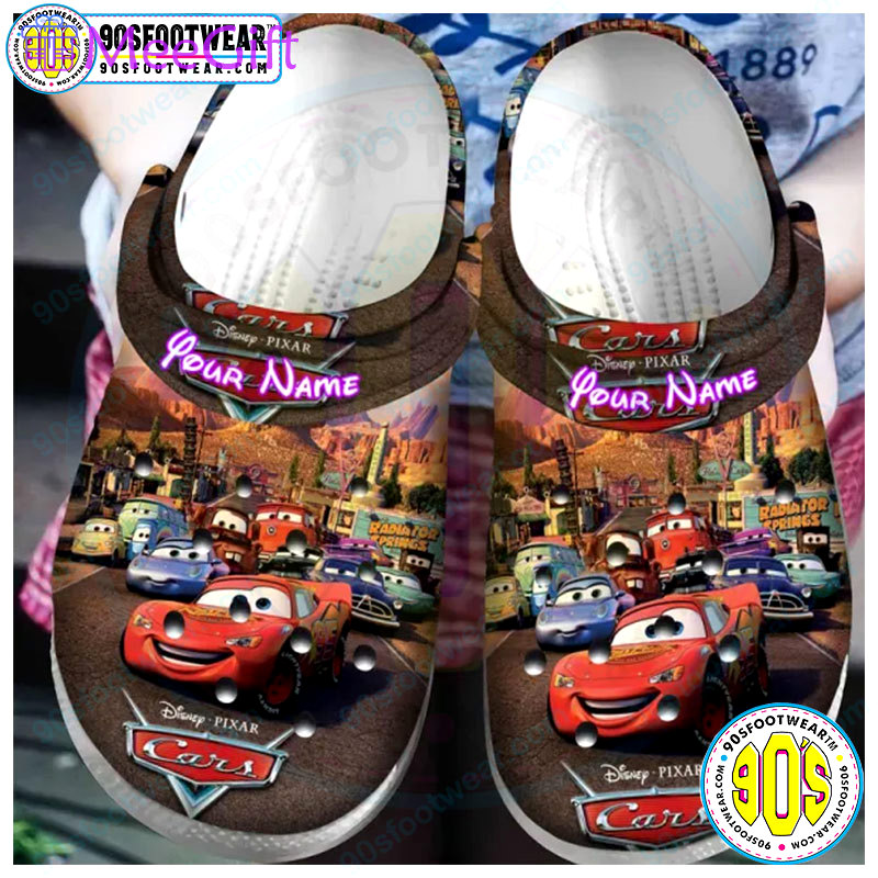 Crocs outfit - lightning mcqueen personalized crocs pixar cars cartoon movie themed clog shoes - 1364 Crocs Outfit